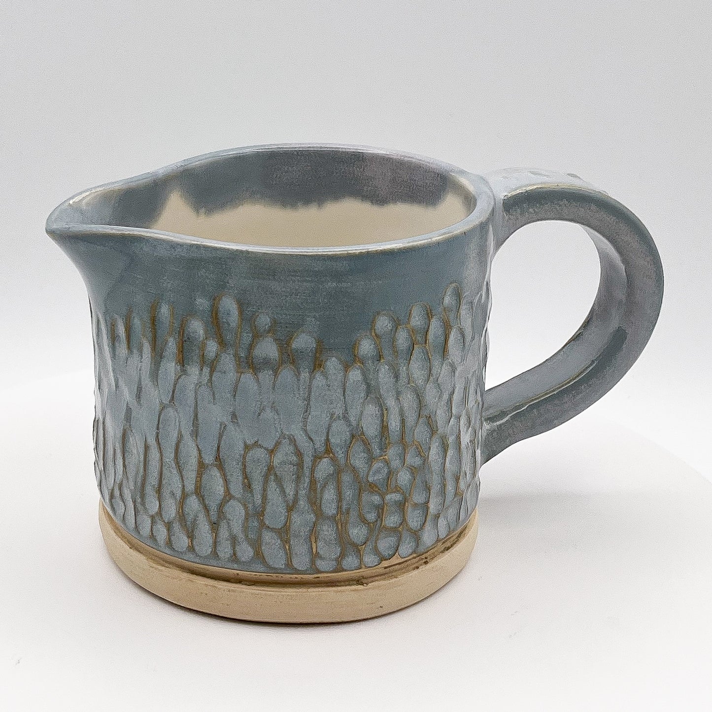 Matte Denim Blue Creamer