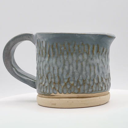 Matte Denim Blue Creamer