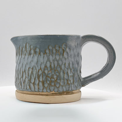 Matte Denim Blue Creamer