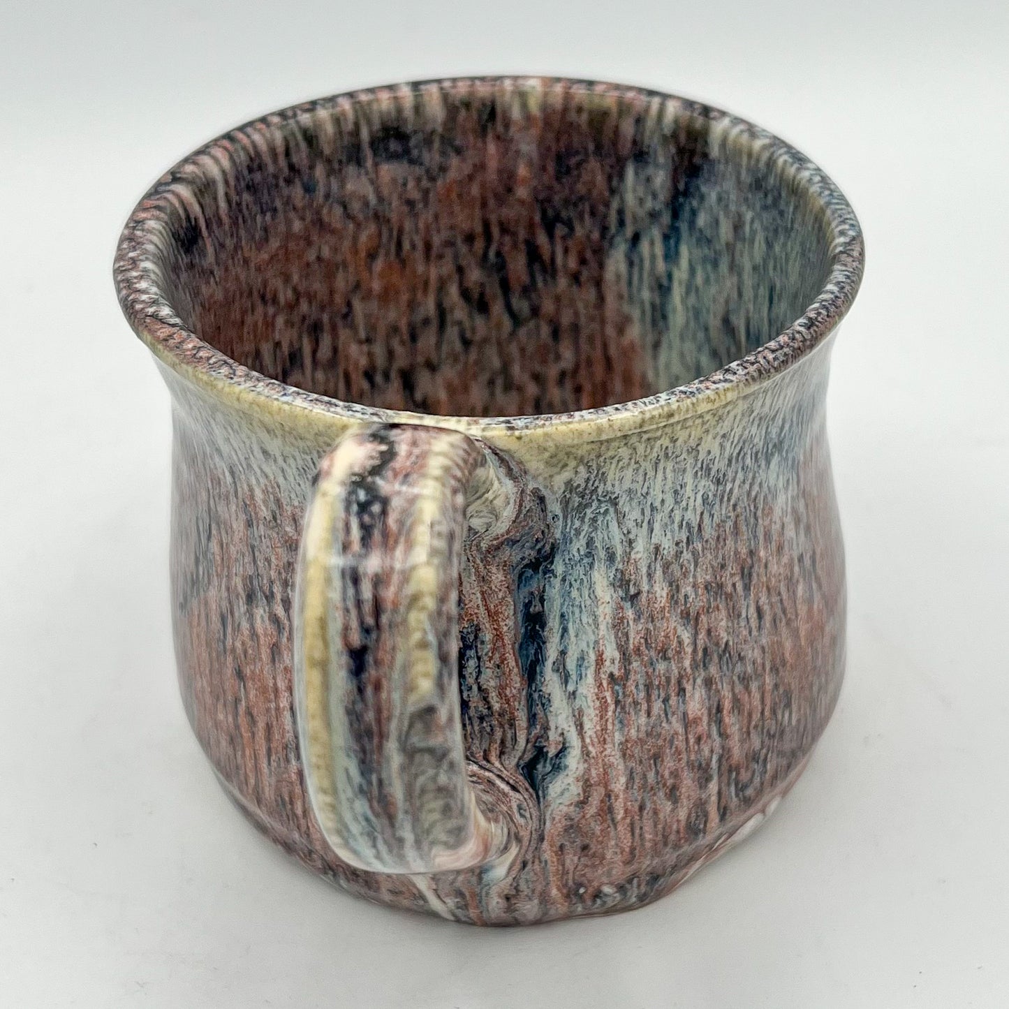 Running Leopard Stoneware Mug, 8 fluid ounces