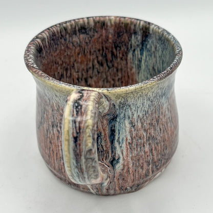 Running Leopard Stoneware Mug, 8 fluid ounces
