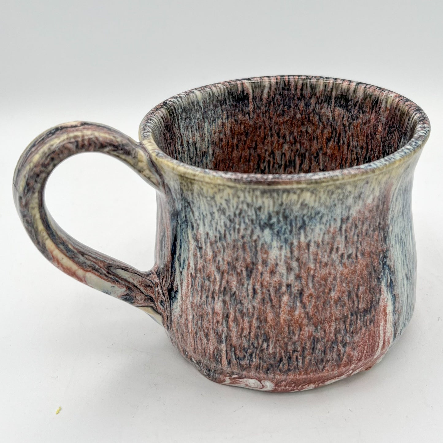 Running Leopard Stoneware Mug, 8 fluid ounces
