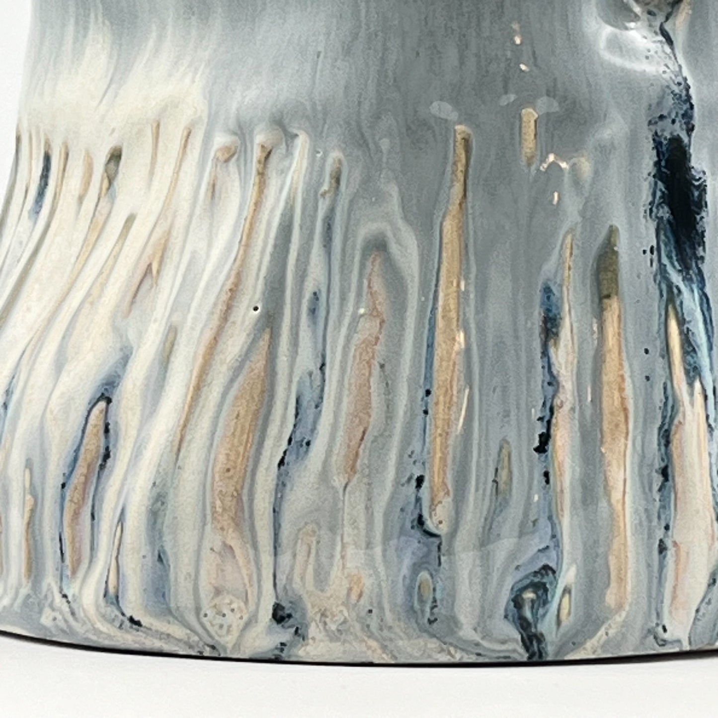 Textured Earth, Matte Blue Sky Vase