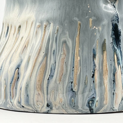 Textured Earth, Matte Blue Sky Vase