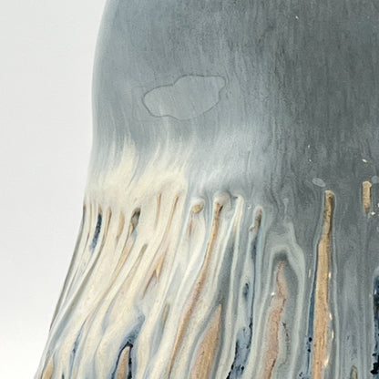 Textured Earth, Matte Blue Sky Vase