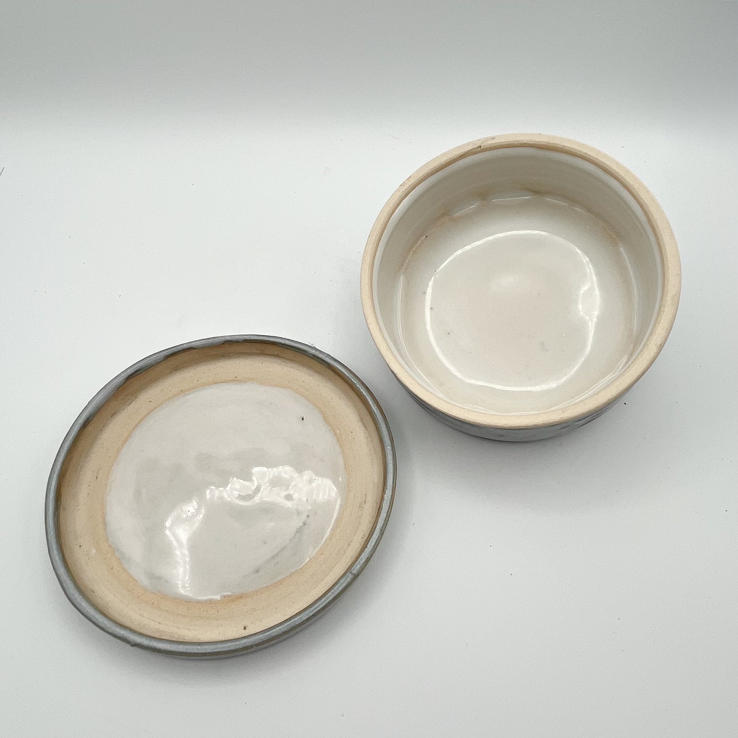 Matte Denim Covered Dish