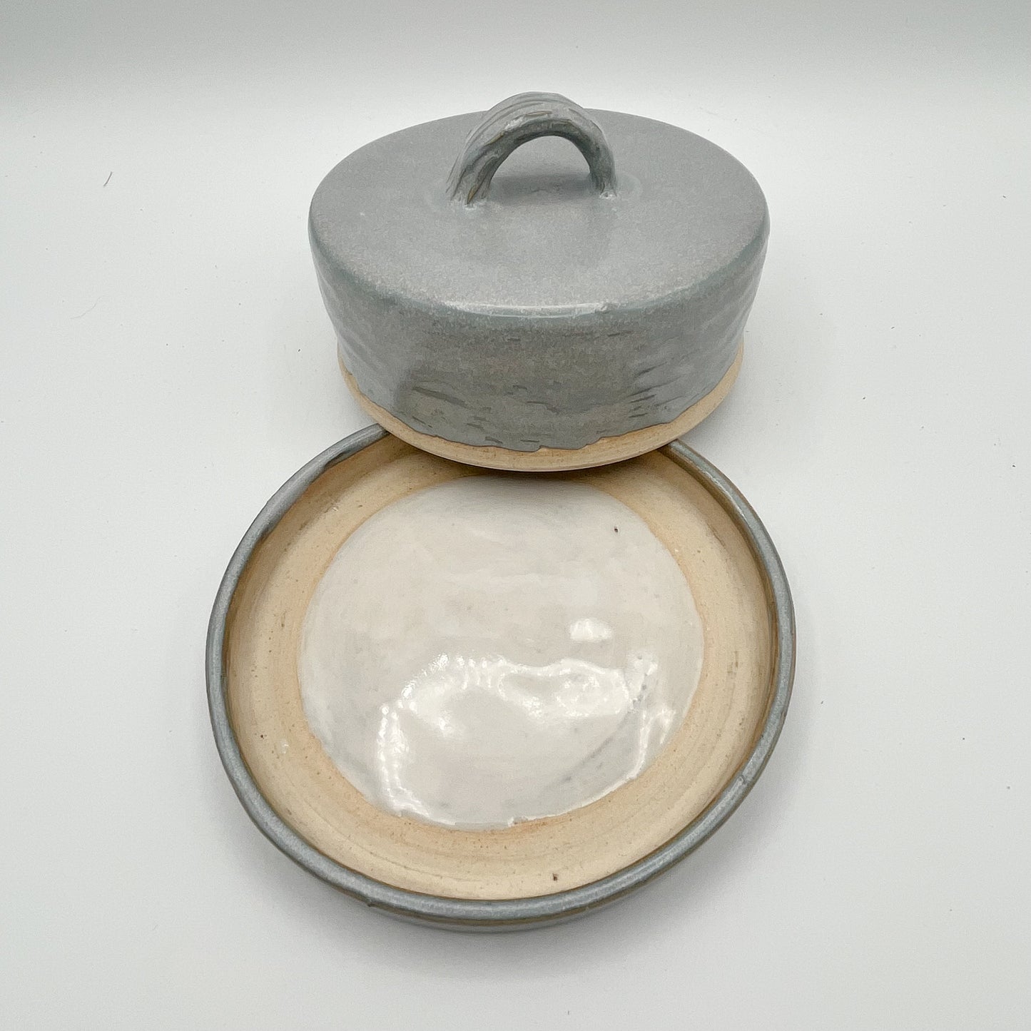 Matte Denim Covered Dish