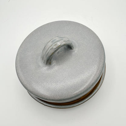 Matte Denim Covered Dish