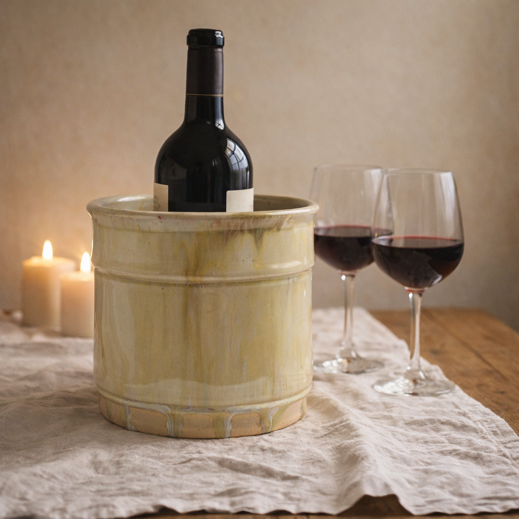 Agate Inspired Medium Stoneware Utensil Holder
