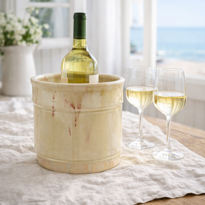 Agate Inspired Medium Stoneware Utensil Holder
