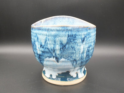 Blue Ocean Stoneware Vessel