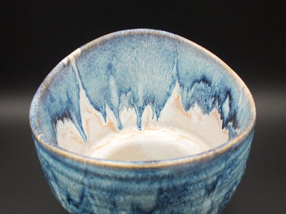 Blue Ocean Stoneware Vessel