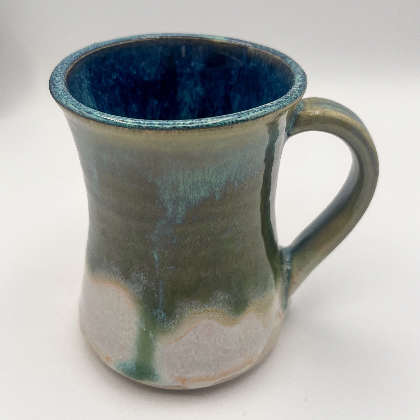 Verdant Cascade Tulip Shape Mug