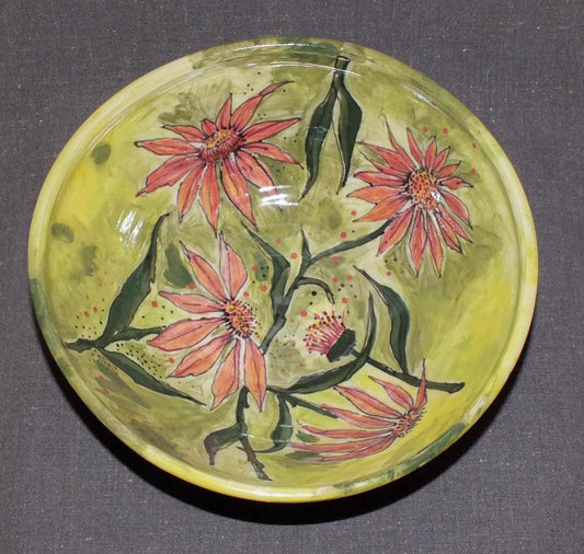 Pink Coneflower Bowl