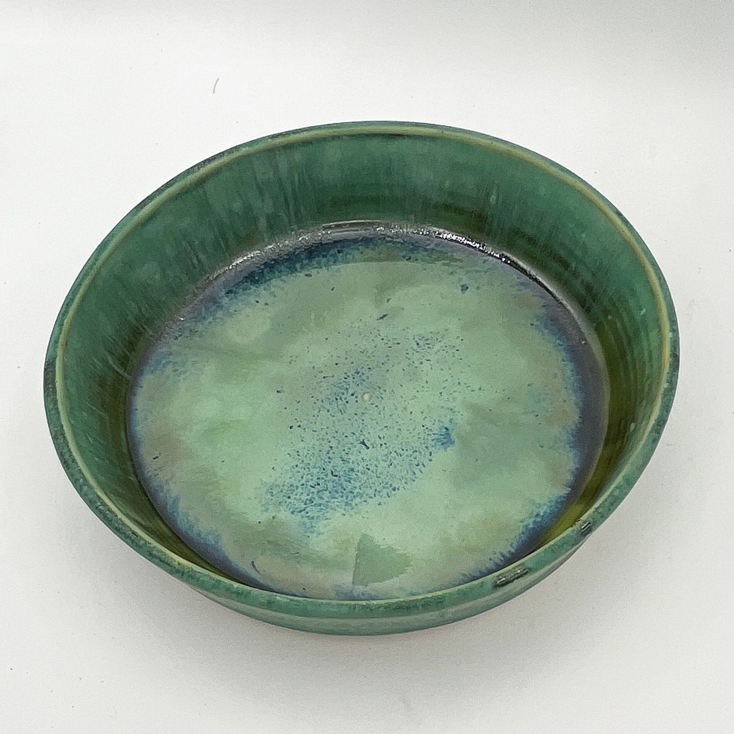 Dark Moss Deep Dinner Plate