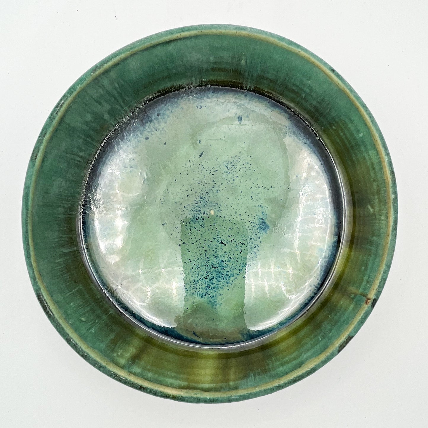 Dark Moss Deep Dinner Plate