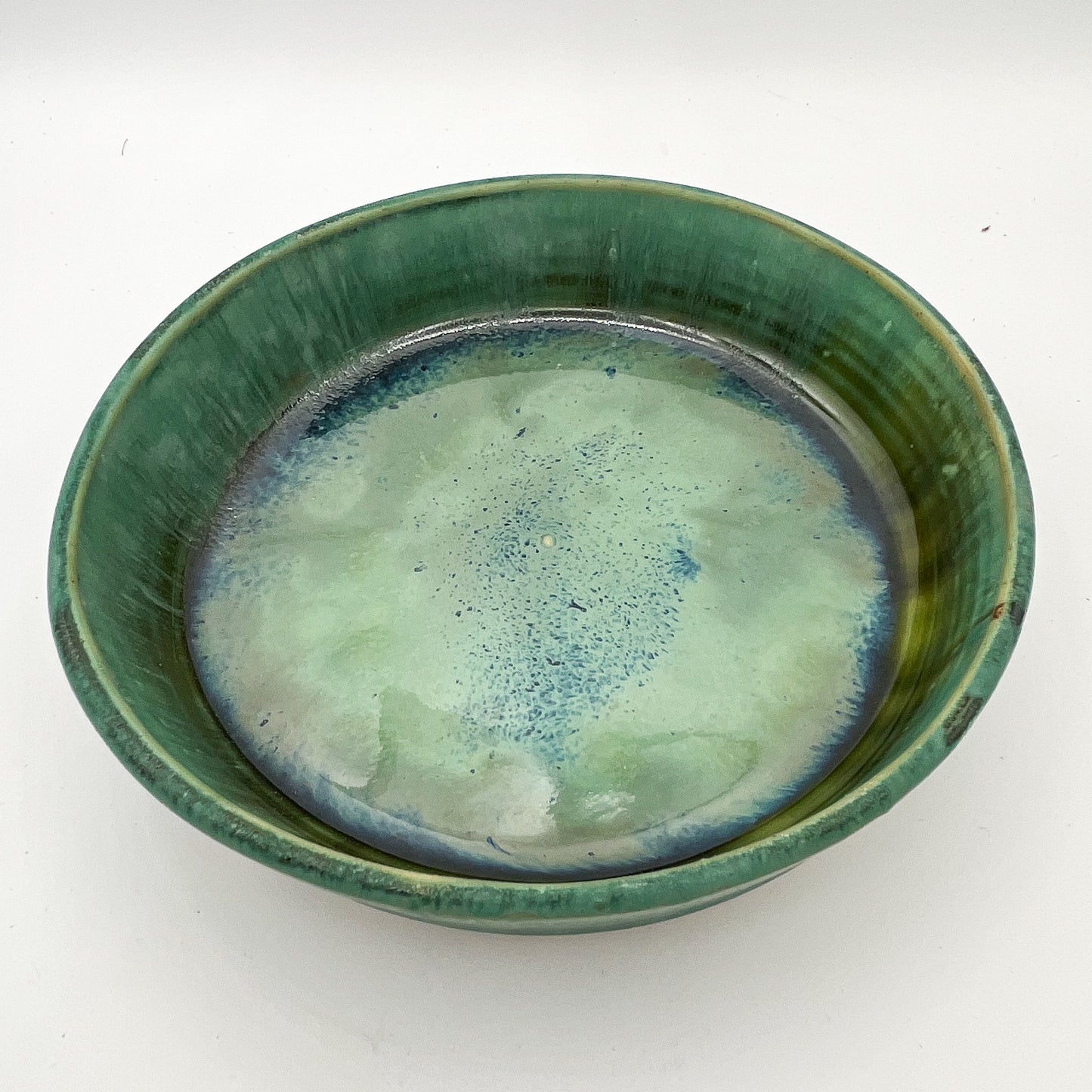 Dark Moss Deep Dinner Plate