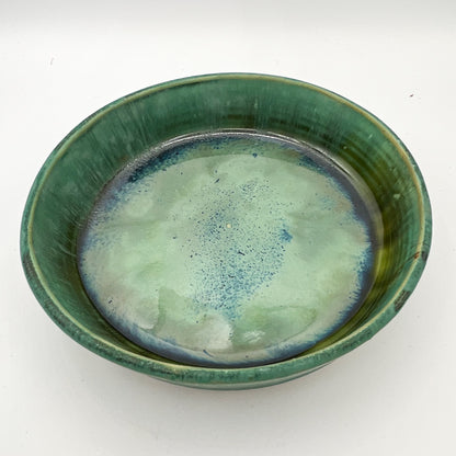 Dark Moss Deep Dinner Plate